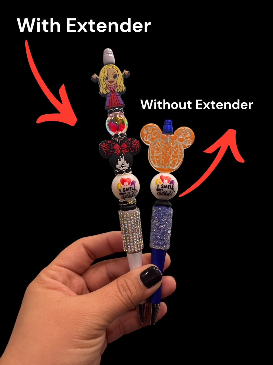 Stem Extenders | Extra Long Beadable Rods | beaded pens