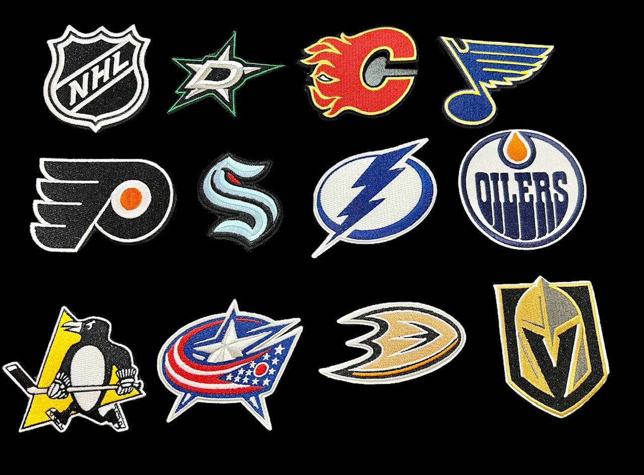 Ducks Hockey Embroidery Logo Iron On | Patches |  Clothes Applique Hockey Patches
